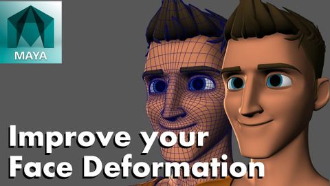 Animation Tutorial: How to Improve face deformation (maya 2018)
